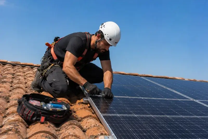 Maintenance et monitoring de panneaux solaires en Nord