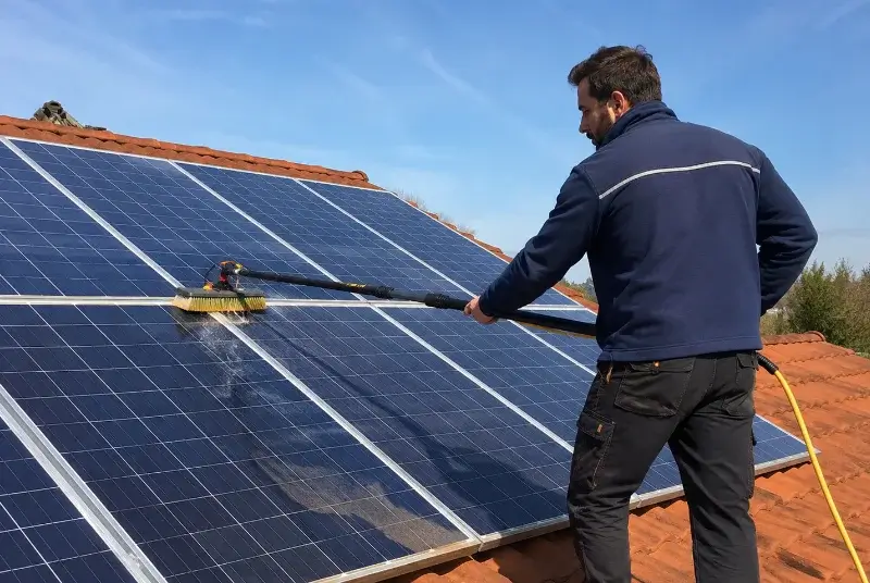 Nettoyage et entretien de panneaux solaires en Nord