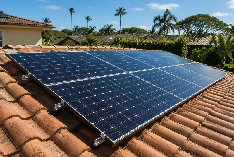 Installation de panneaux solaires en Nord